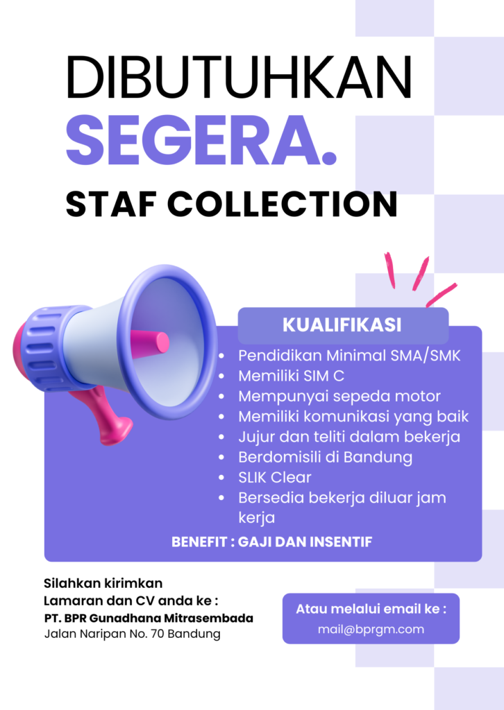 Lowongan Kerja untuk staf Collection