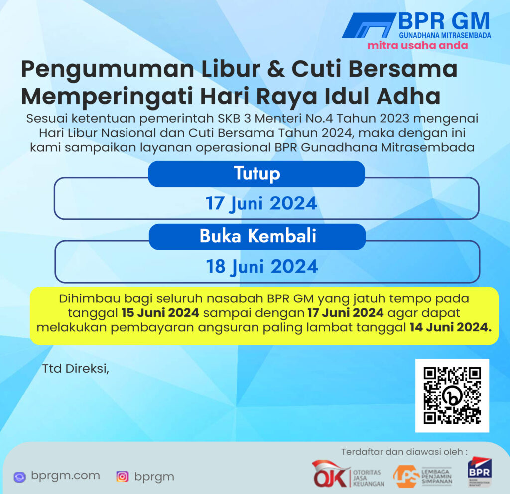 Pengumuman Libur dan Cuti Bersama