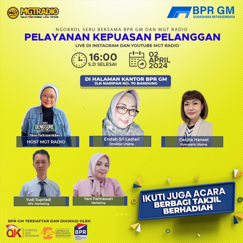 Kegiatan Berbagi Takjil dan Talkshow Bersama MGT Radio