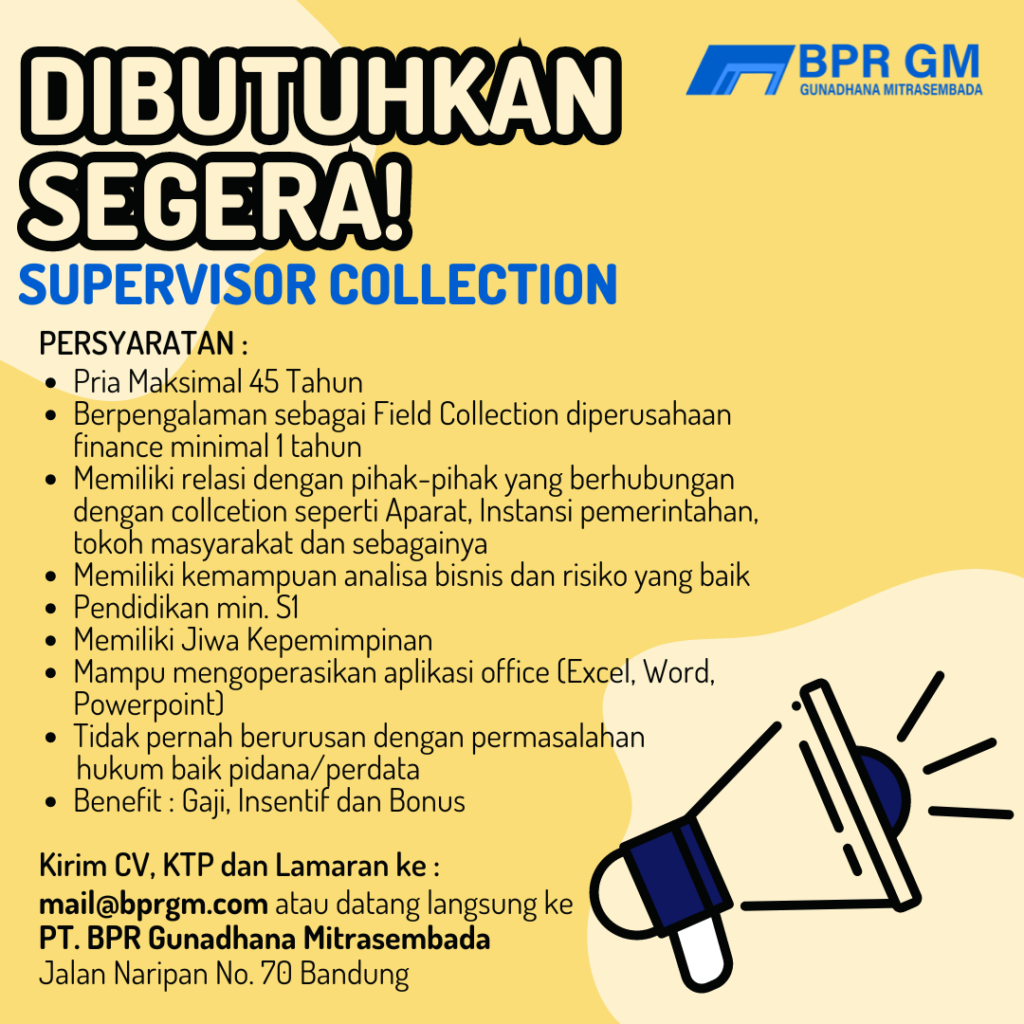 Lowongan Kerja Supervisor Collection